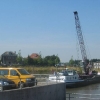 Uitbaggeren haven van Zaltbommel