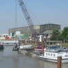 Uitbaggeren haven van Zaltbommel