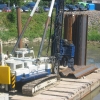 Uitbaggeren haven van Zaltbommel